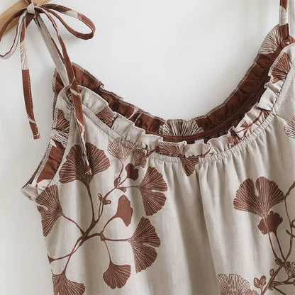 Ensemble pyjama élégant en coton ginkgo - image 10
