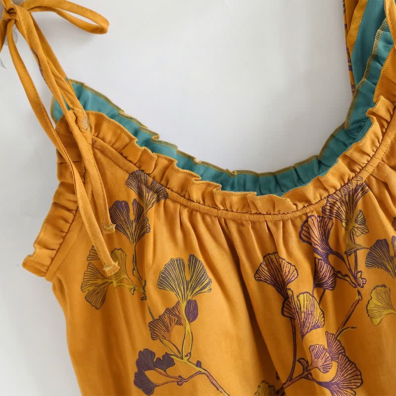 Ensemble pyjama élégant en coton ginkgo - image 14