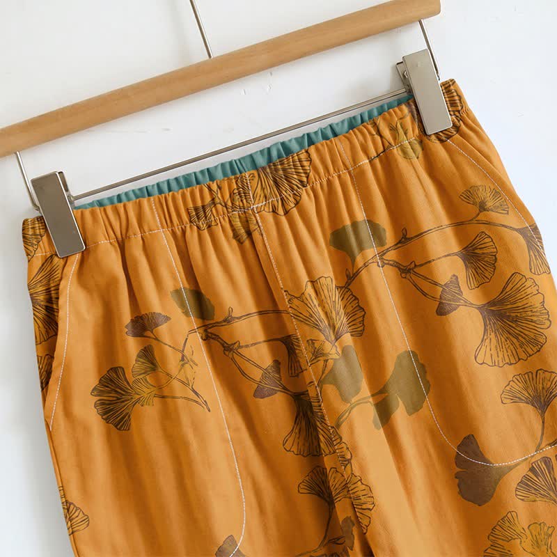 Ensemble pyjama élégant en coton ginkgo - image 15
