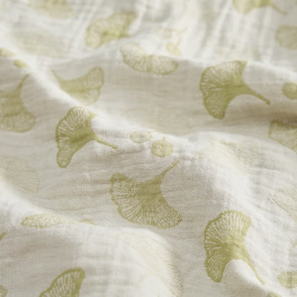 Chemise de nuit en coton ginkgo frais - image 7