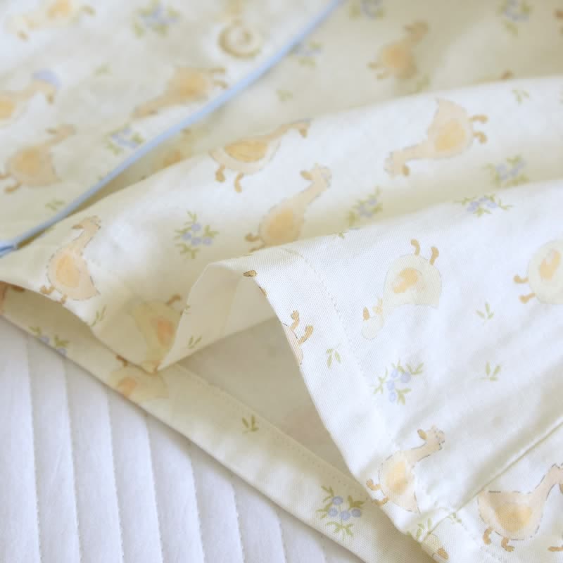 Ensemble de trois pièces de vêtements d'intérieur en toile de coton imprimée - image 9