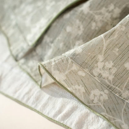 Pyjama en coton doux à motifs floraux avec patte de boutonnage - image 9