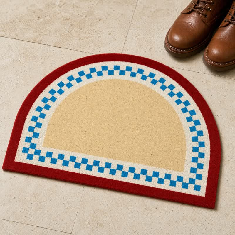 Tapis d'appoint à boucles Ownkoti Half Moon Color Block - 31'' × 47'' - image 0