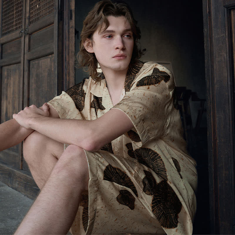 Ensemble pyjama assorti à motif coquillage - Hommes - 2XL - image 12