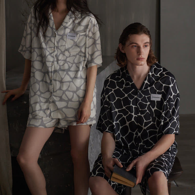 Pyjama assorti avec un motif de pierre irrégulier - image 4