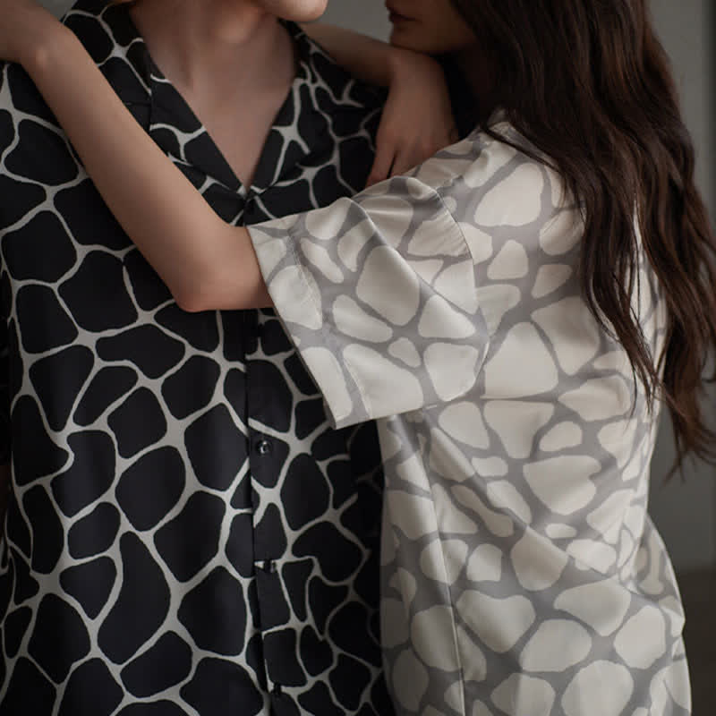 Pyjama assorti avec un motif de pierre irrégulier - image 5