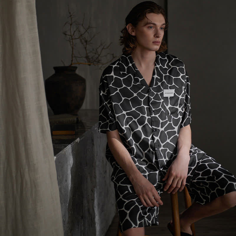 Pyjama assorti avec un motif de pierre irrégulier - image 10