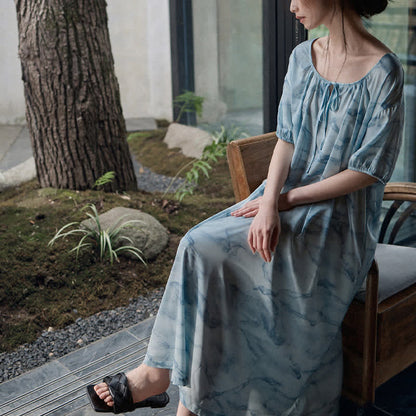 Ensemble de vêtements d'intérieur bleu aquarelle pour lui et elle - Femmes - XL - image 7