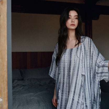 Ensemble pyjama assorti à rayures batik - Femmes - XL - image 5