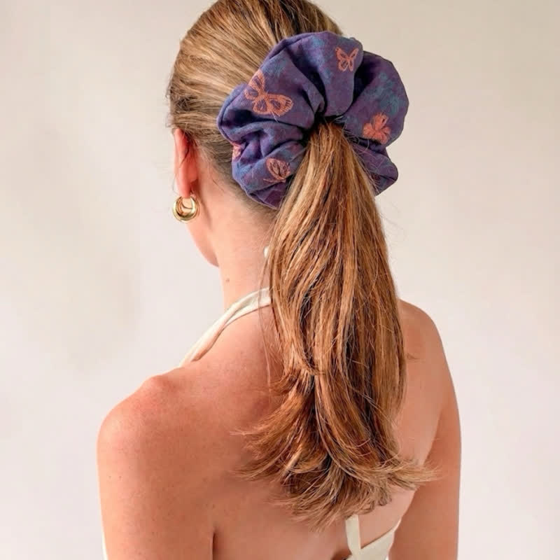 Lot de 3 élastiques à cheveux Ownkoti en forme de feuille de ginkgo - image 1