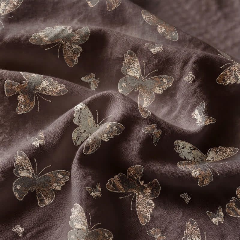 Couvre-lit en coton Ownkoti Vintage Cottage Butterfly - image 3