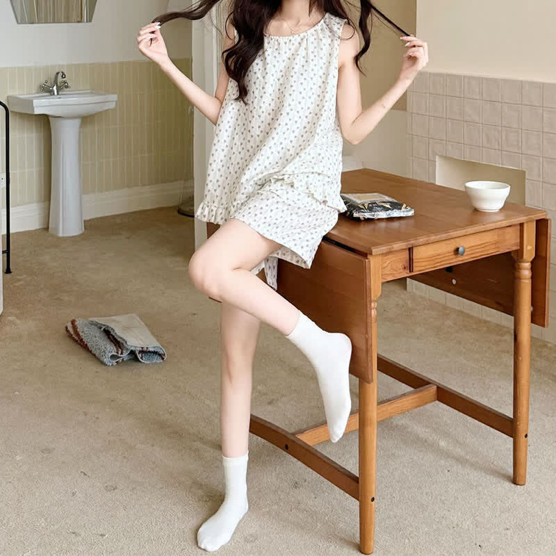 Ownkoti Sweet Cotton Sleeveless Loungewear Set - image 4