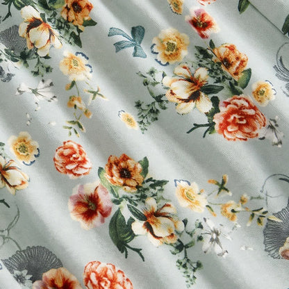 Short d'été à volants et imprimé floral vintage Ownkoti - image 5