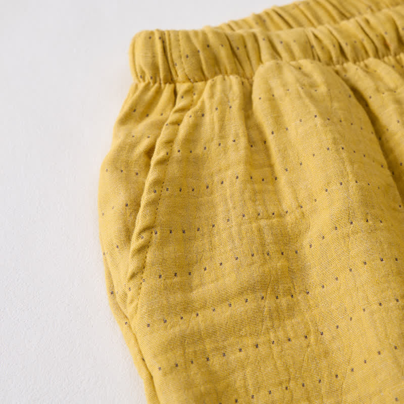 Short de détente Ownkoti en gaze de coton décontractée avec cordon de serrage - image 19