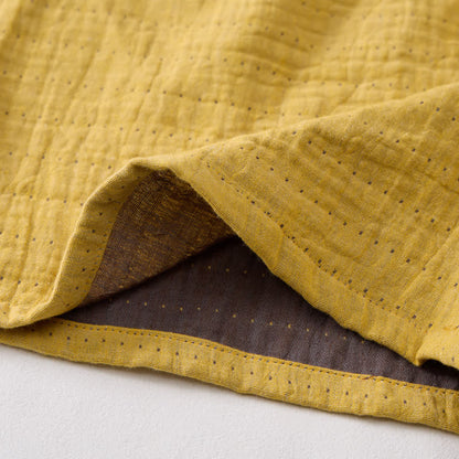 Short de détente Ownkoti en gaze de coton décontractée avec cordon de serrage - image 22