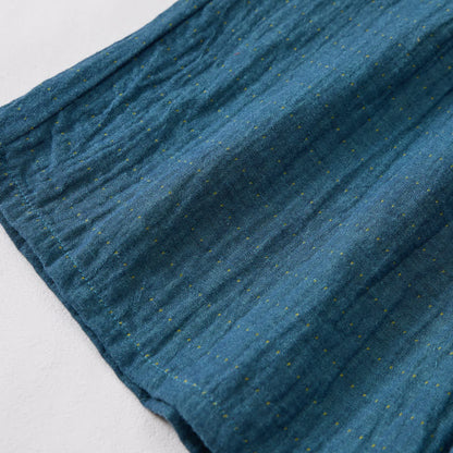 Short de détente Ownkoti en gaze de coton décontractée avec cordon de serrage - image 30