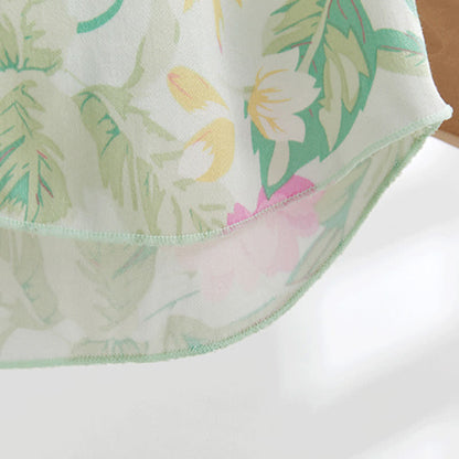 Ensemble de détente Ownkoti : débardeur à volants en satin menthe et short fleuri - image 9