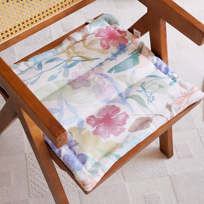 Coussin de chaise Ownkoti Pastel Botanical en mousse à mémoire de forme - Blush lavande - 19,7 po x 19,7 po - image 0