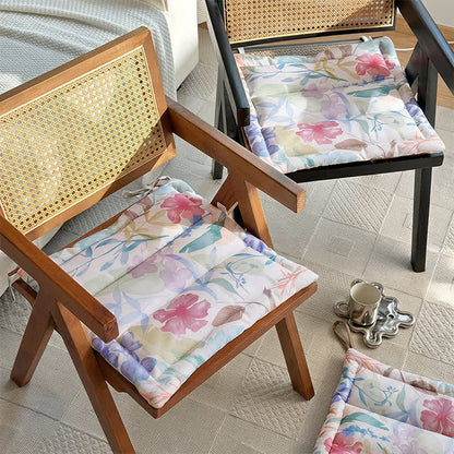 Coussin de chaise Ownkoti Pastel Botanical en mousse à mémoire de forme - image 1