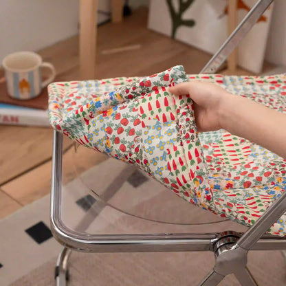 Coussin de chaise à patchwork floral Ownkoti Cottage - image 4