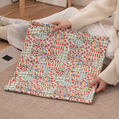 Coussin de chaise à patchwork floral Ownkoti Cottage - image 3