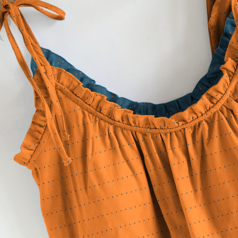 Ensemble de détente Ownkoti : débardeur et pantalon texturés unis - image 14