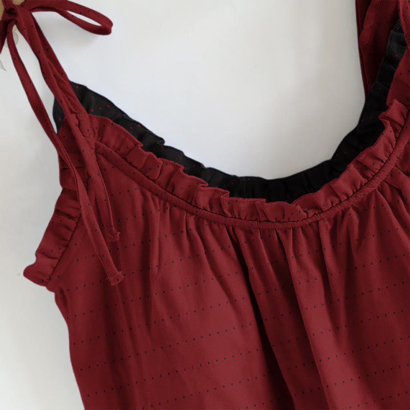 Ensemble de détente Ownkoti : débardeur et pantalon texturés unis - image 6