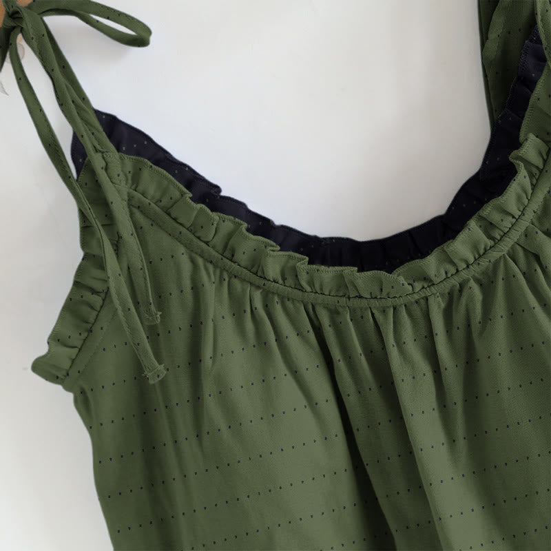 Ensemble de détente Ownkoti : débardeur et pantalon texturés unis - image 18
