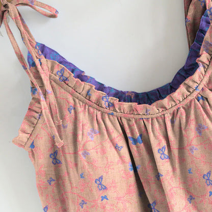 Ensemble débardeur et pantalon de détente à imprimé papillon Ownkoti - image 6