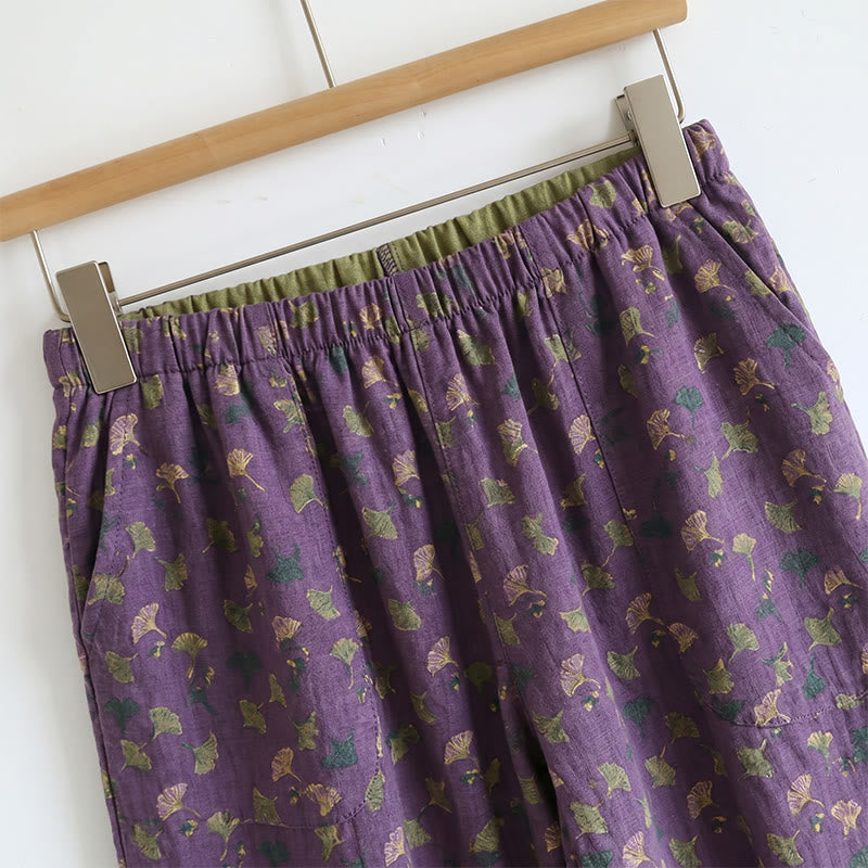Ensemble de détente Ownkoti à fleurs romantiques (débardeur et pantalon) - image 2