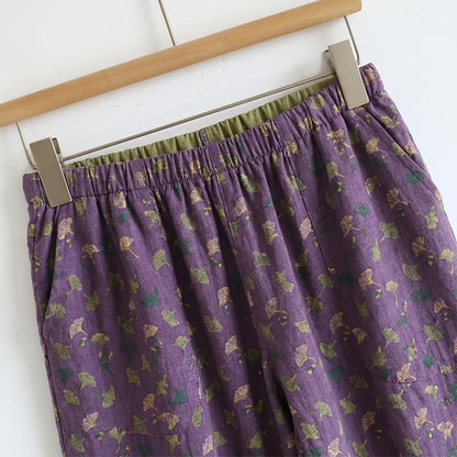 Ensemble de détente Ownkoti à fleurs romantiques (débardeur et pantalon) - image 2