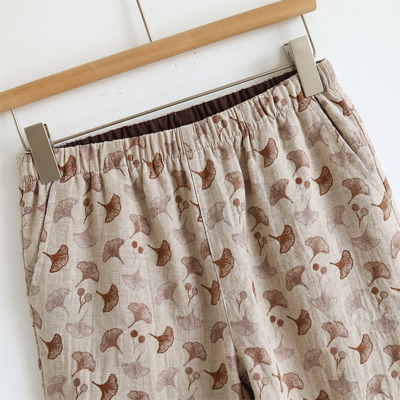 Ensemble de détente Ownkoti à fleurs romantiques (débardeur et pantalon) - image 5