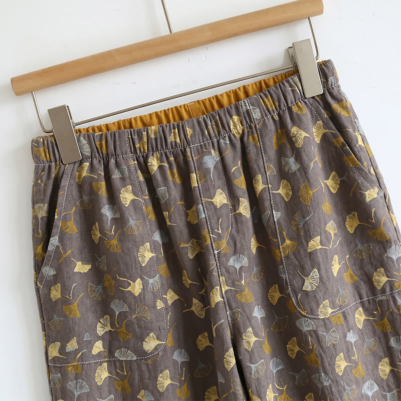 Ensemble de détente Ownkoti à fleurs romantiques (débardeur et pantalon) - image 8