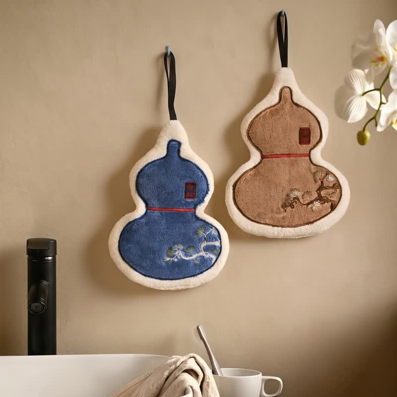 Serviette de toilette Ownkoti en polaire corail et calebasse chinoise - image 1