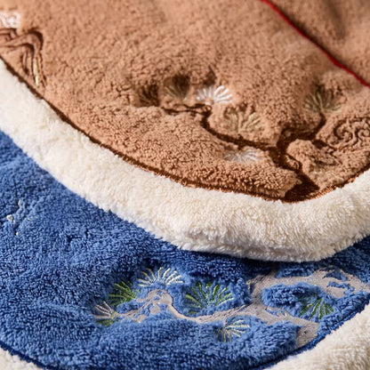 Serviette de toilette Ownkoti en polaire corail et calebasse chinoise - image 5