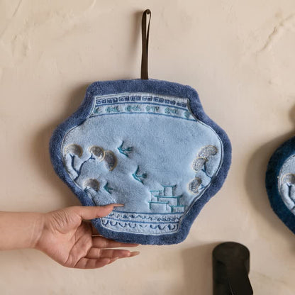 Serviettes de toilette en polaire corail Blue Willow d'Ownkoti - image 3