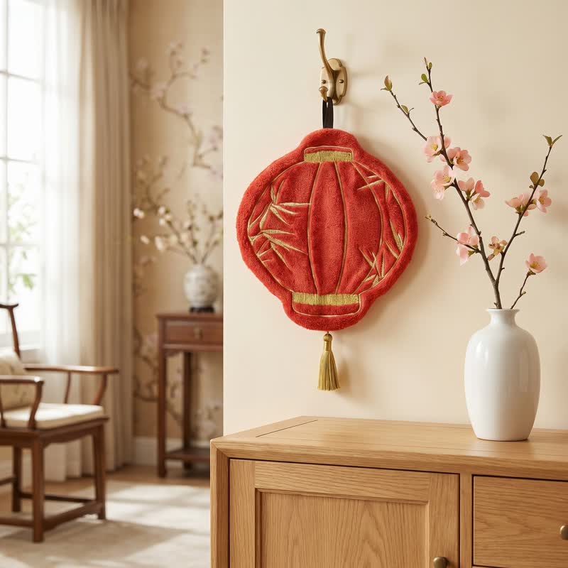 Serviette de toilette Ownkoti Lunar en polaire de bambou corail rouge lunaire - image 1