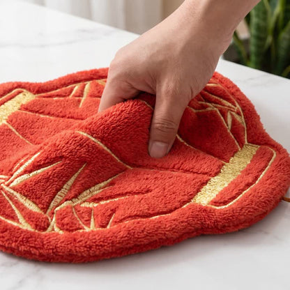 Serviette de toilette Ownkoti Lunar en polaire de bambou corail rouge lunaire - image 3