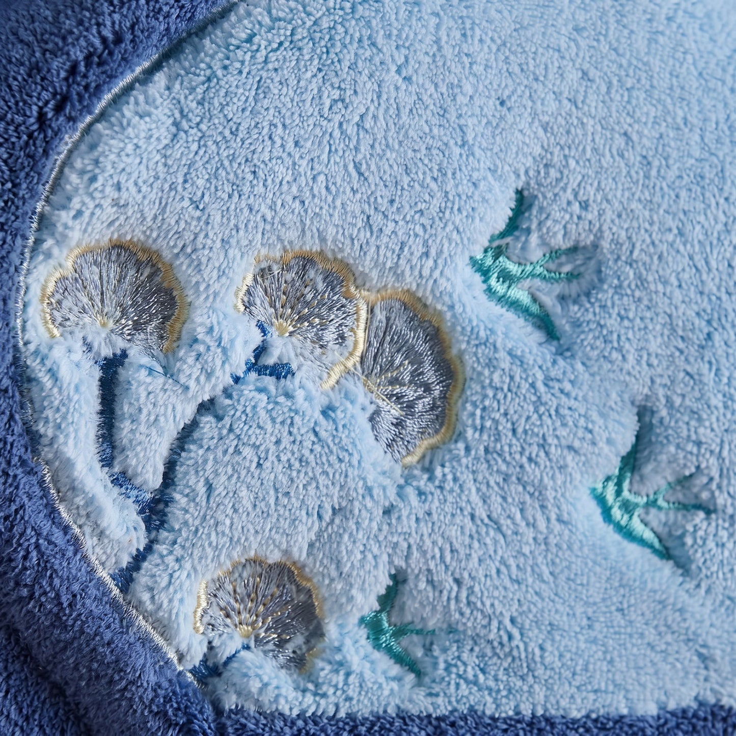 Serviettes de toilette en polaire corail Blue Willow d'Ownkoti - image 4