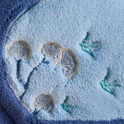 Serviettes de toilette en polaire corail Blue Willow d'Ownkoti - image 4
