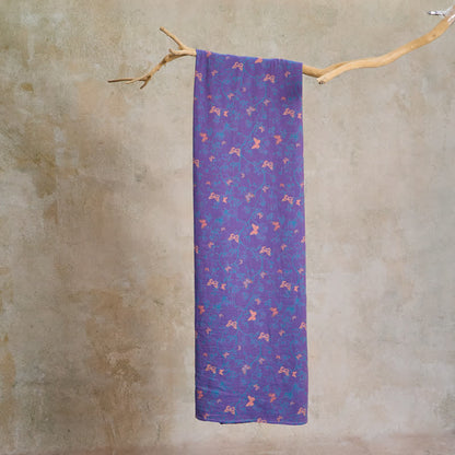Tissu jacquard en coton à motif de vigne papillon Ownkoti - image 4