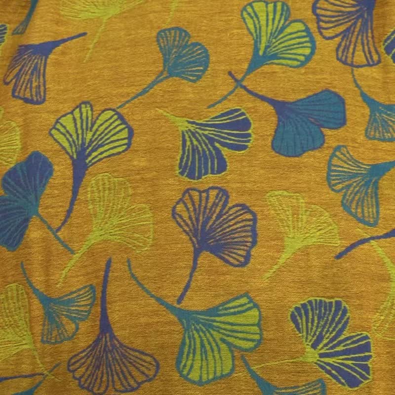 Robe midi d'intérieur à bretelles et motif feuille de ginkgo Ownkoti - image 59
