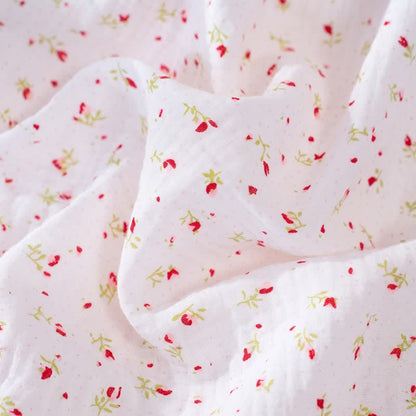 Robe d'intérieur à bretelles volantées et fleurs en coton Ownkoti - image 4