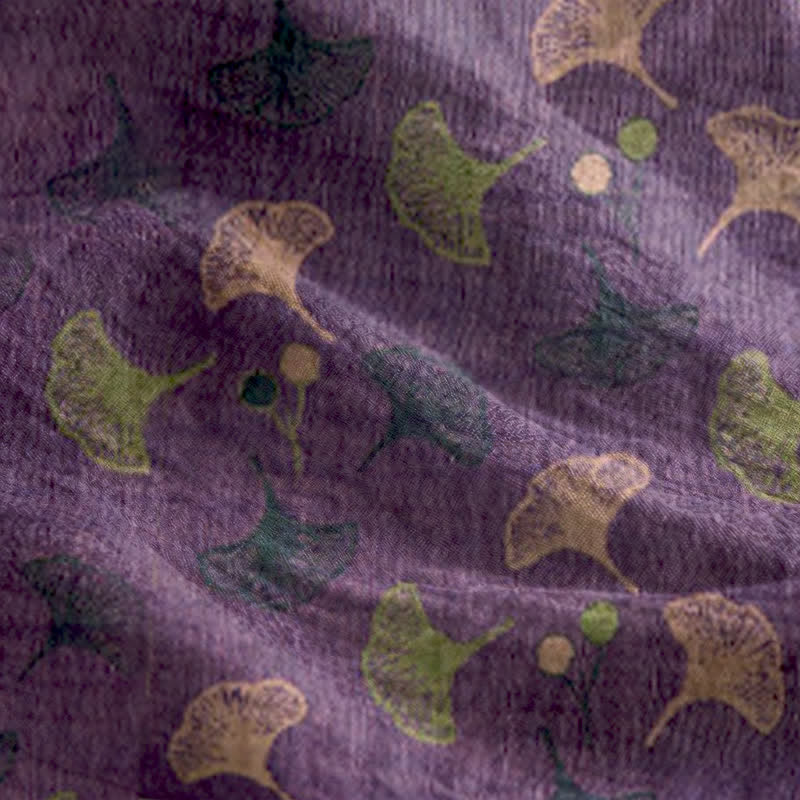 Robe d'intérieur à bretelles nouées et imprimé floral Ginkgo d'Ownkoti - image 19