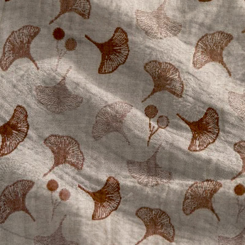 Robe d'intérieur à bretelles nouées et imprimé floral Ginkgo d'Ownkoti - image 24