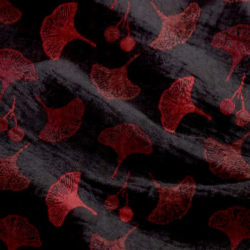 Robe d'intérieur à bretelles nouées et imprimé floral Ginkgo d'Ownkoti - image 34