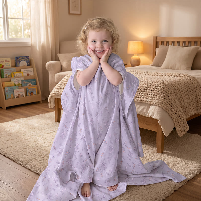 Couverture bébé en coton matelassé Ownkoti Lavande Fleur - image 2