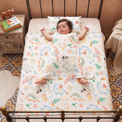 Couverture bébé en gaze de coton Ownkoti Dino Dreams - image 2