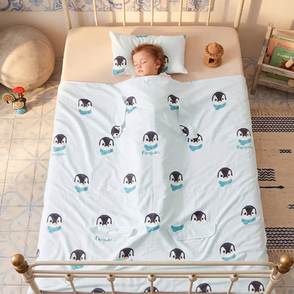 Couverture bébé en gaze de coton Ownkoti Penguin Dream - image 2