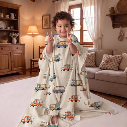 Couverture d'été pour bébé en gaze de coton Ownkoti Bus - image 1